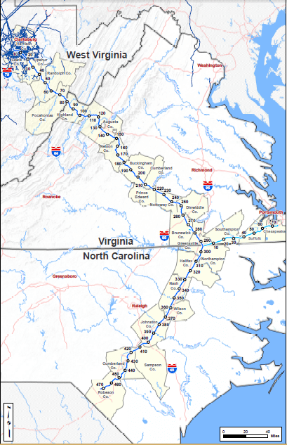 Atlantic-Coast-Natural-Gas-Pipeline-Route