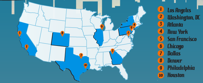 Top 25 List of U.S Cities With Most Energy Star Buildings-ESF Research