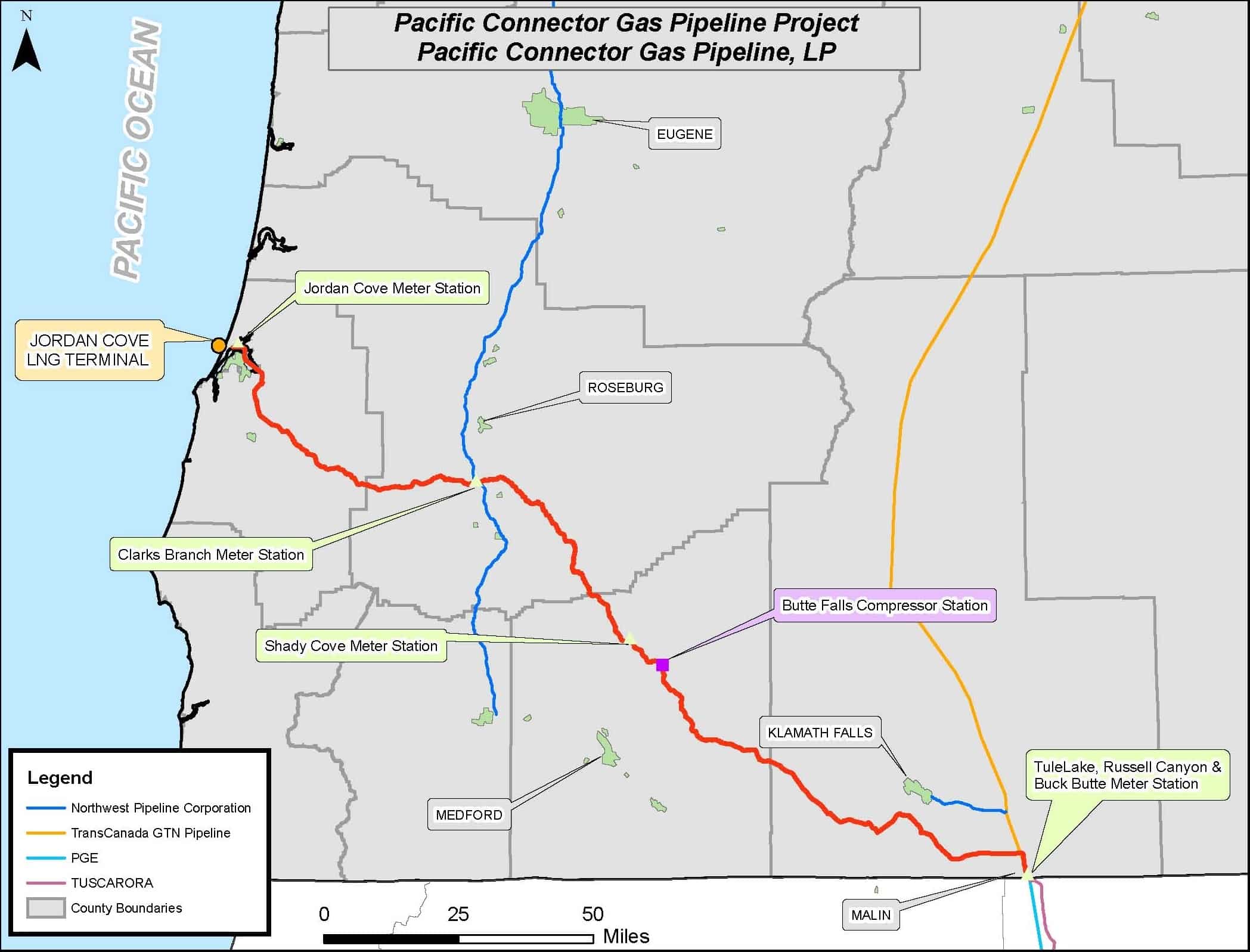 Jordan Cove LNG Pipeline Connectors