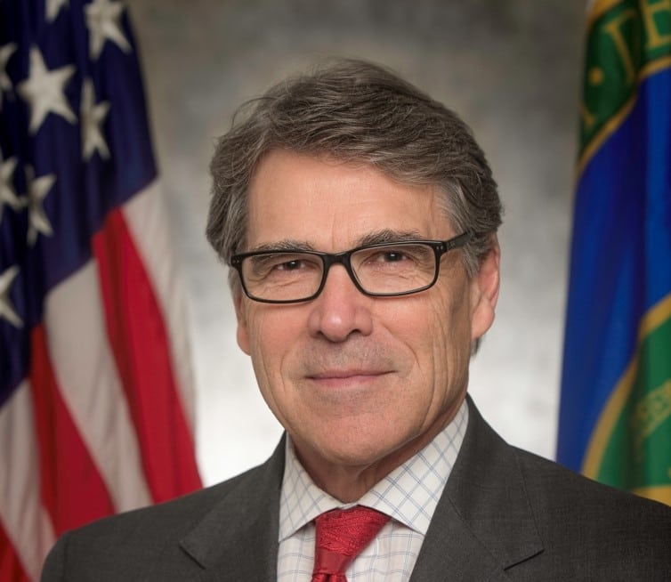 Energy Department Secretary Rick Perry