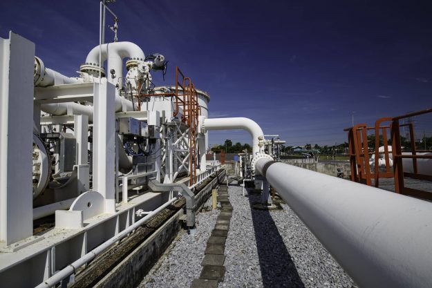 steel long pipes pipe elbow station oil factory during refinery petrochemistry industry gas site distillery