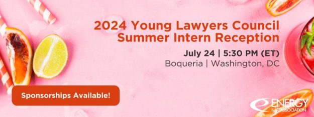Join The 2024 Energy Bar Association YLC Summer Intern Reception