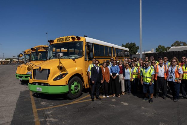 Group Shot School Bus