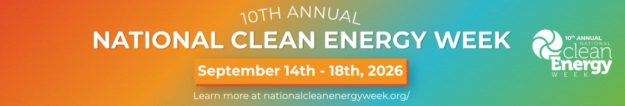 national clean energy week cover
